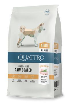 QUATTRO Dog Dry Premium All Breed Adult Drůbež