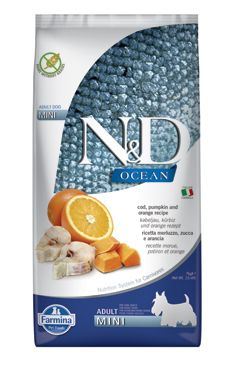 N&amp;D OCEAN DOG Adult Mini Codfish&amp;Pumpkin&amp;Orange 7kg