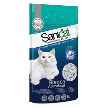 SANICAT BIANCA absorbent bílý bentonit 5 l /4 kg