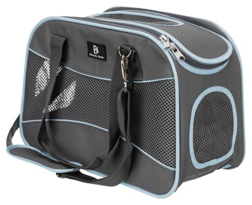 Transportní taška Alison, 20x29x43cm, šedá/modrá