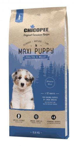 CHICOPEE CLASSIC NATURE MAXI  PUPPY POULTRY-MILLET