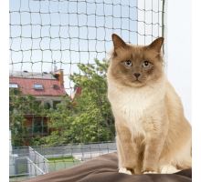 Ochranná síť pro kočky, tkaný drát, olivová