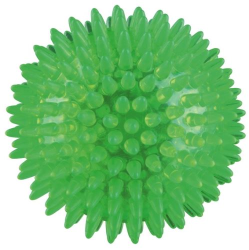 Ježatý míček,  pevný plast (TPR) 12 cm