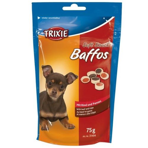 Soft Snack BAFFOS - mini kolečka hovězí, dršťky 75g