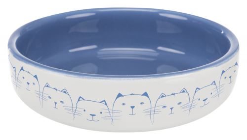 Keramická miska nízká, pro kočky s krátkým čumákem 0,3l/11 cm