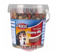 Soft Snack Happy MIX - kuře, jehněčí, losos, kyblík 500g