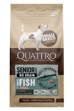 QUATTRO Dog Dry SB Senior/Dieta Ryby&amp;Krill