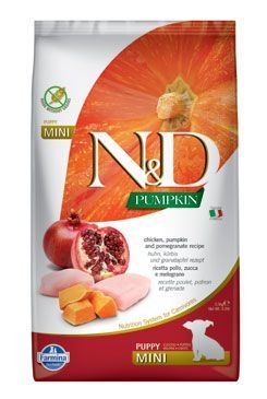 N&D Pumpkin DOG Puppy Mini Chicken & Pomegranate