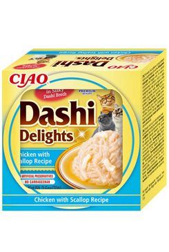 Churu Cat Dashi Delights Chicken with Scallop 70g