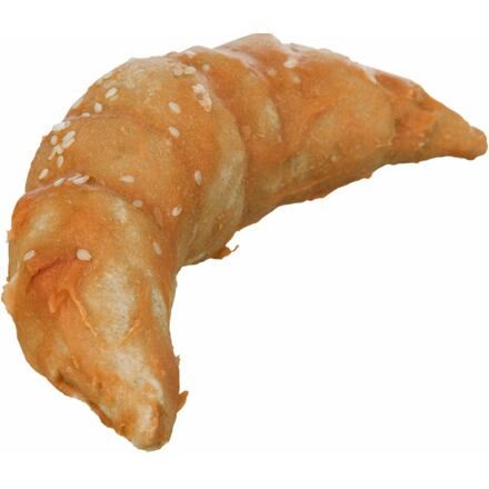 Denta Fun Chicken Croissant, rohlík z buvolí kůže v kuřecím mase 11 cm, 80g