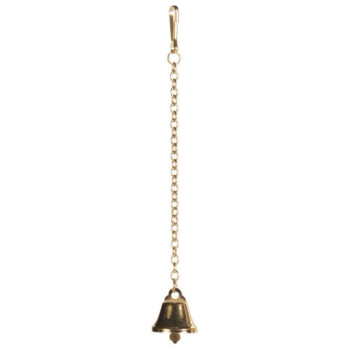 Zlatý zvoneček na řetízku 18cm TRIXIE