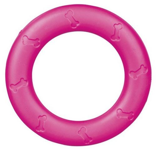 Kroužek, růžový, plovoucí, termoplastová guma (TRP) 22 cm