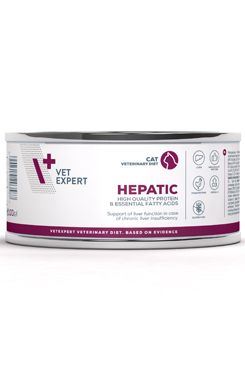 VetExpert VD 4T Hepatic Cat konzerva 100g