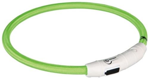 Svítící kroužek USB na krk (zelená)