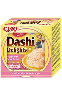 Churu Cat Dashi Delights Chicken with Salmon 70g