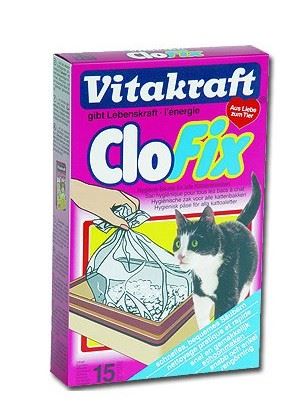 Náhradní sáčky do Wc pro kočky CloFix 15ks