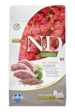 N&D Quinoa DOG Neutered Duck&Broccoli&Asparagus MINI