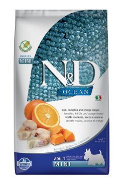N&D OCEAN DOG GF Adult Mini Codfish&Pumpki&Orange