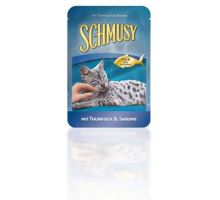 Schmusy Cat kapsa Fish