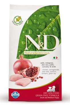 N&D Grain Free DOG Puppy S/M Chicken & Pomegranate
