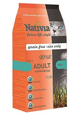 Nativia Cat Adult Salmon&amp;Rice Active