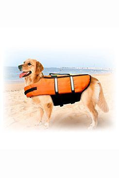 Vesta plavací Dog oranžová KARLIE