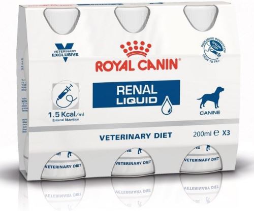 Royal Canin VD Canine Renal Liquid 3x0,2L