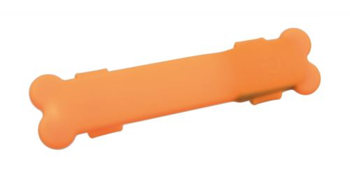 Flash USB svítící silikonový návlek 15 x 2,5 cm oranžový