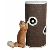 Škrábadlo VITUS Cat Tower, 115 cm, hnědo/krémové