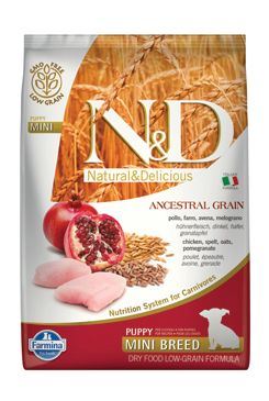 N&amp;D LG DOG Puppy Mini Chicken &amp; Pomegr 7kg