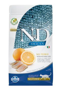 N&D OCEAN CAT NEUTERED Adult Herring & Orange