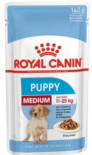 Royal Canin Canine kapsička Medium Puppy 140g