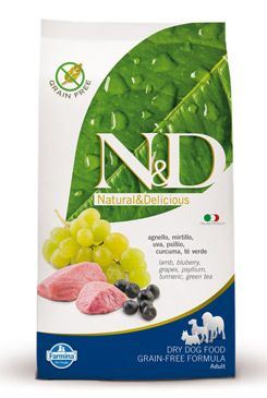 N&D Grain Free DOG Adult Lamb & Blueberry