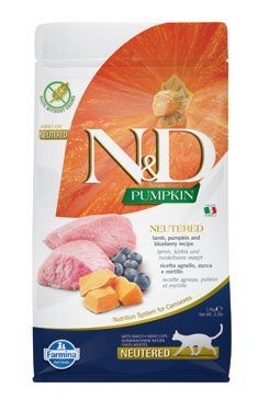 N&D Pumpkin CAT Neutered Lamb & Blueberry