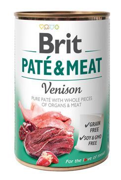 Brit Dog konzerva Paté & Meat