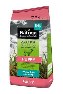 Nativia Dog Puppy Lamb&amp;Rice 3kg