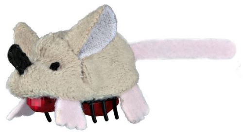 Plyšová běhací myš na baterie 5,5 cm