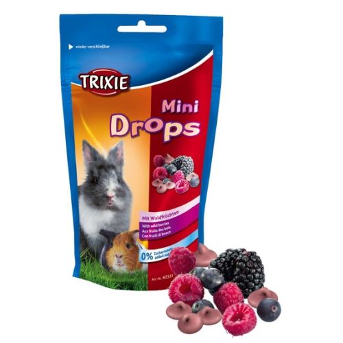 MINI dropsy lesní plody pro morčata, králíky 75 g