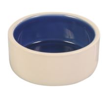 Keramická miska malá 0,35l/12 cm - bílá/modrá