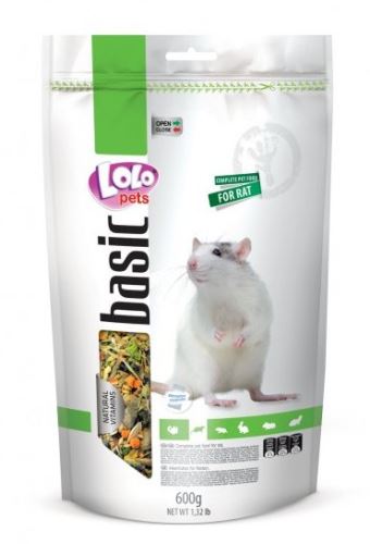 LOLO BASIC kompletní krmivo pro potkany