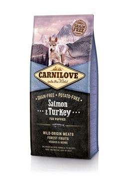Carnilove Dog Salmon &amp; Turkey for Puppies NEW 12kg