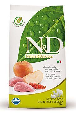 N&D Grain Free DOG Adult Boar & Apple