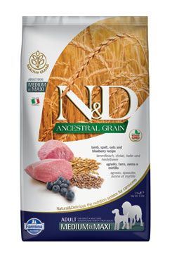 N&amp;D LG DOG Adult M/L Lamb &amp; Blueberry