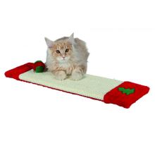 Vánoční škrábadlo pro kočku 15 x 62 cm