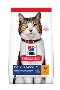 Hill&#39;s Feline Dry Mature Adult 7+ Chicken