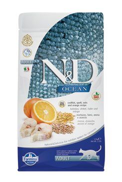 N&amp;D OCEAN CAT LG Adult Codfish &amp; Orange