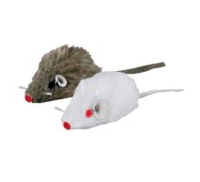 Mini - Mouse bílá, šedá myš 5 cm VÝPRODEJ
