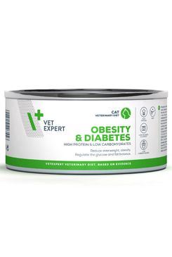 VetExpert VD 4T Obesity and Diabetes Cat konzerva 100g
