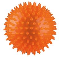 Ježatý míček,  pevný plast (TPR) 12 cm