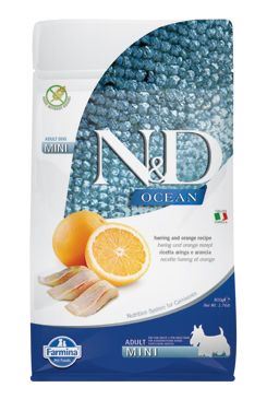 N&amp;D OCEAN DOG Adult Mini Herring &amp; Orange 800g